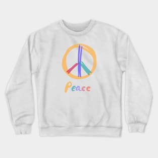 Peace Symbol Crewneck Sweatshirt